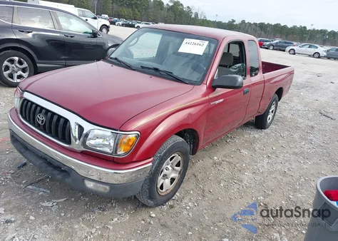 2001 Toyota Tacoma из США, поврежденный, VIN 5TEVL52N01Z751765